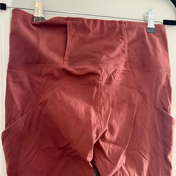 Athleta Trekkie Hybrid Crop Tight Cognac Brown Size 2 - Picture 9 of 9